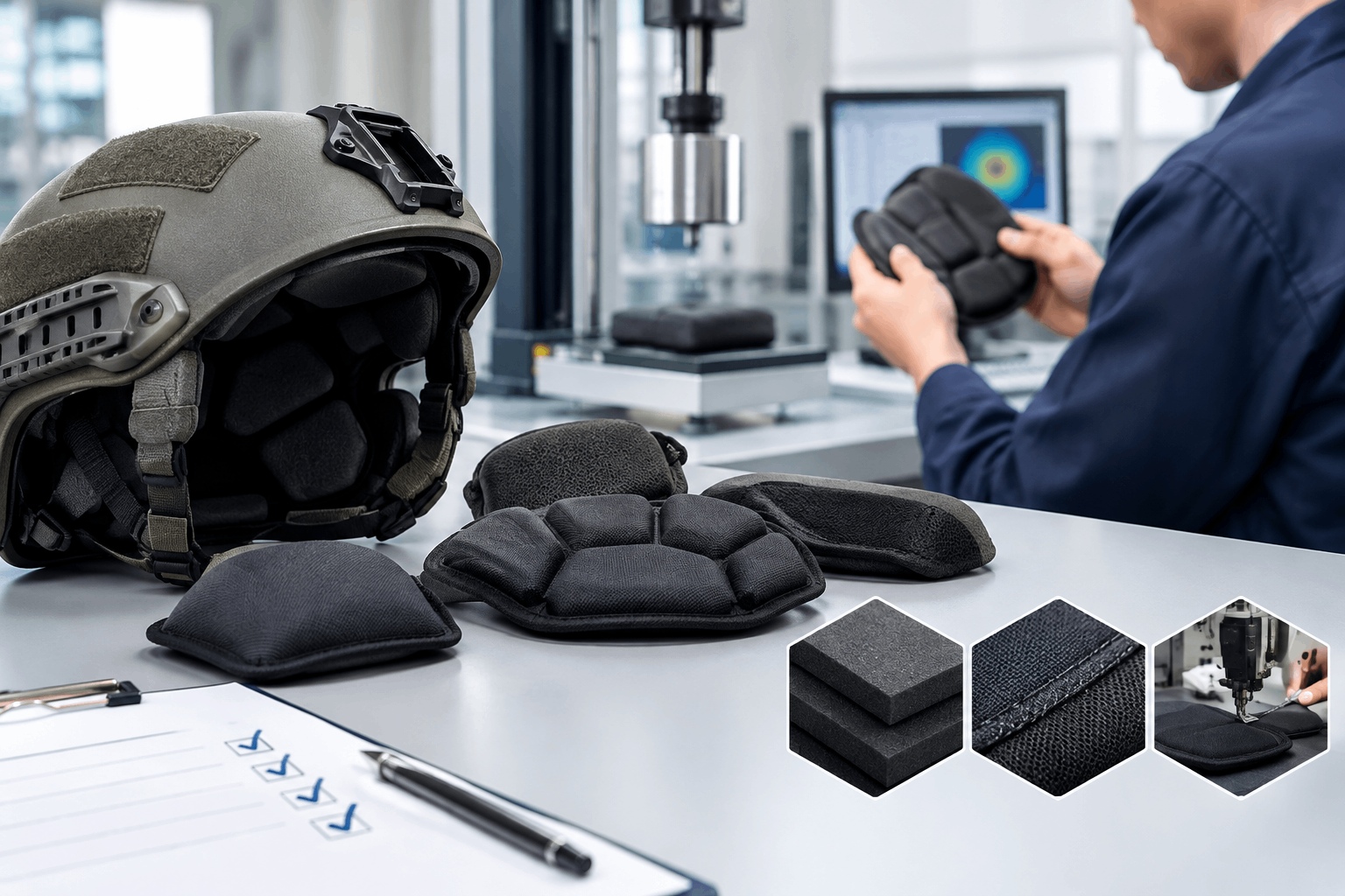 ballistic helmet pad ballistic helmet pad