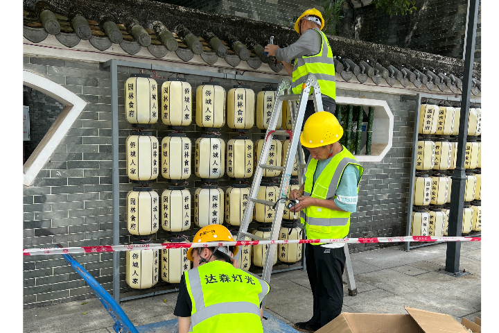 河北户外实景演绎灯光工程维保怎么选,亮化维保