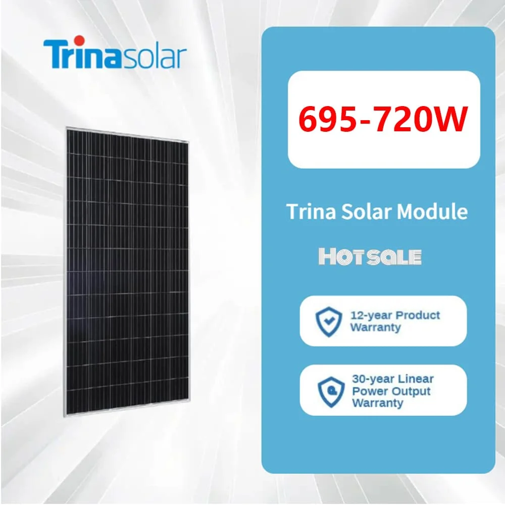 Trina Solar 695W 700W 705W 710W 715W 720W Bifacial Solar Cell Panel