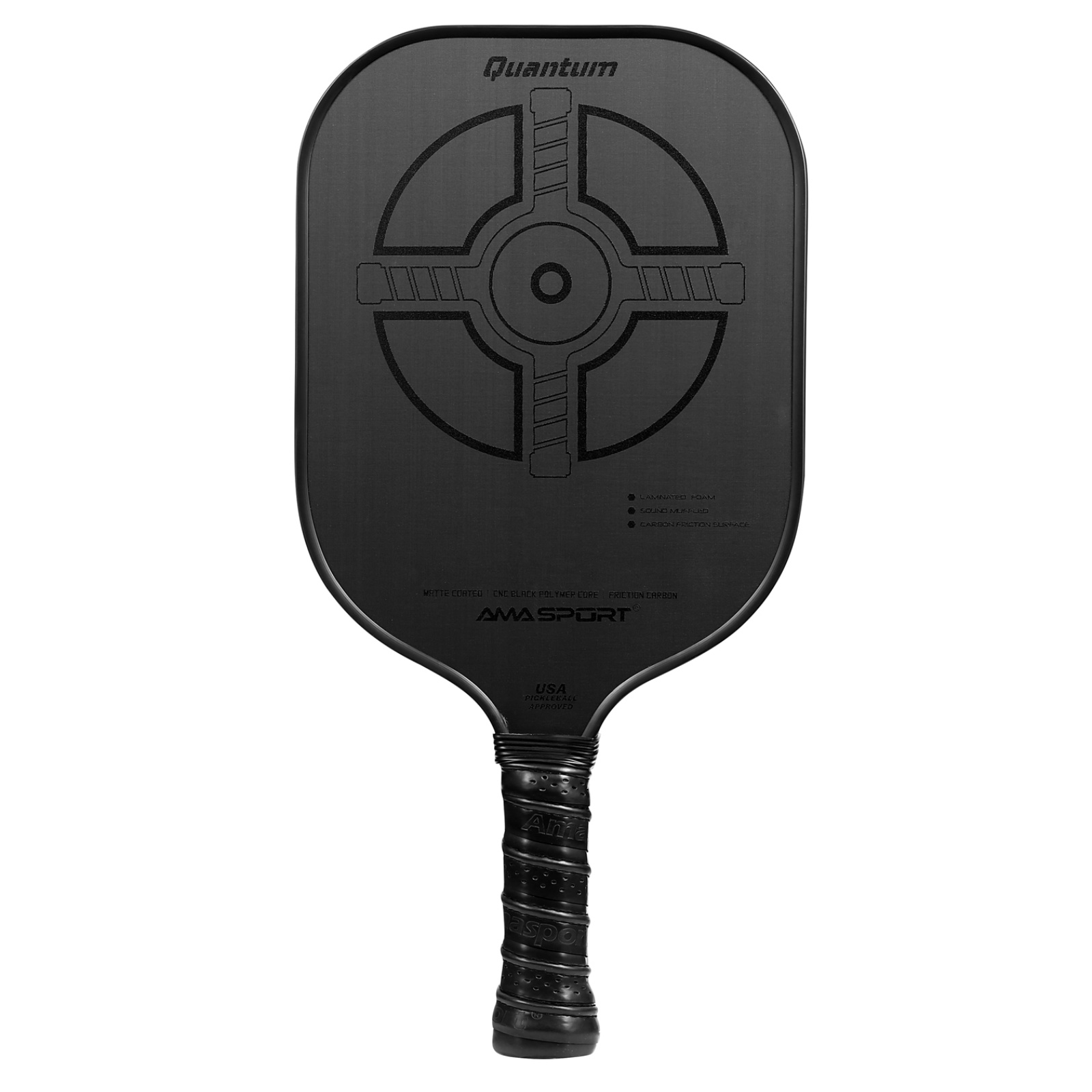 AMA SPORT Quantum Pickleball Paddle-Red-13mm