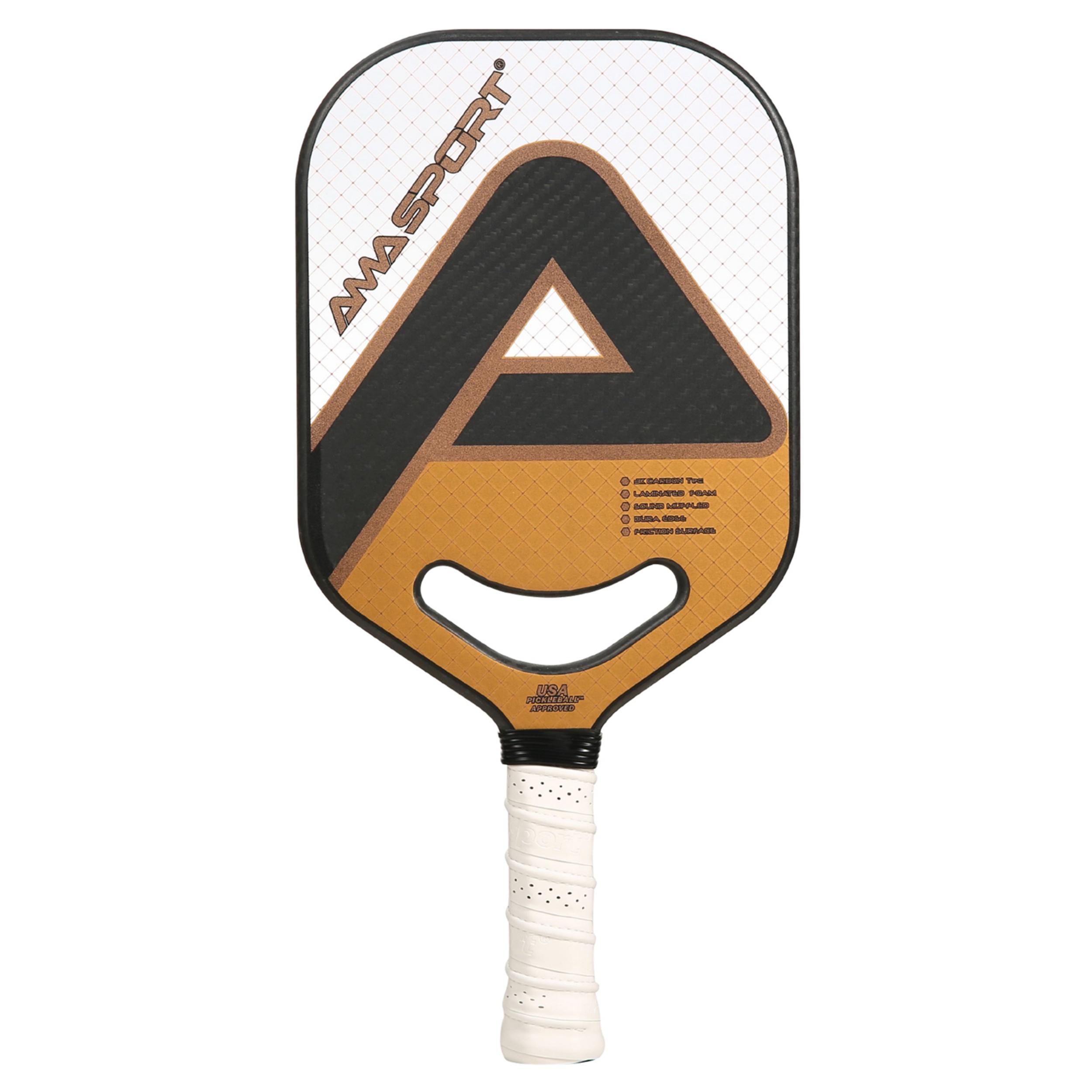 AMA SPORT lmmersion 3K Pickleball Paddle-White
