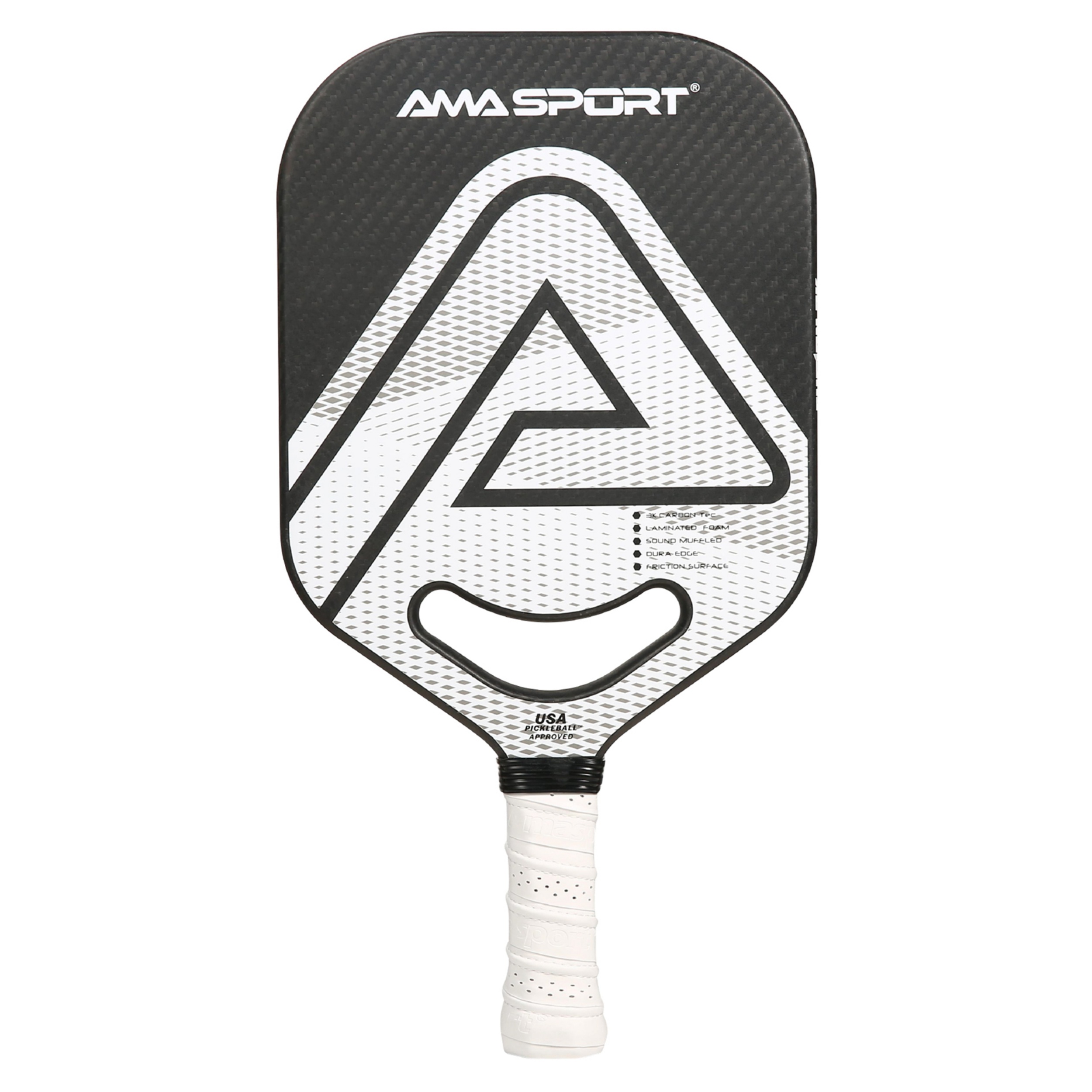 AMA SPORT Fusion 3K Pickleball Paddle-Silver