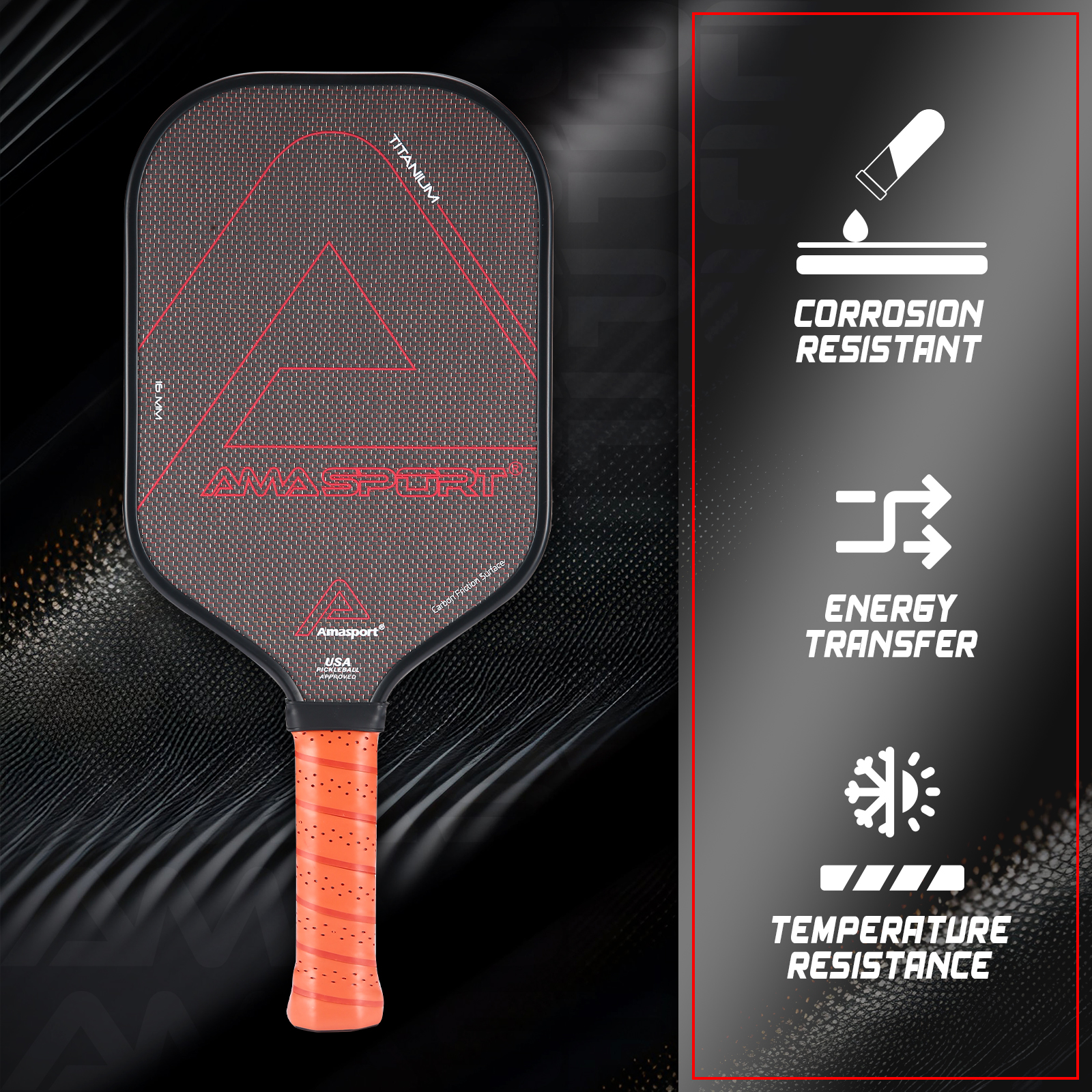 新品 AMASPORT ピックルボールパドル AMASPORT ピックルボールパドル 16インチ Amazon.co.jp: AMA Sport