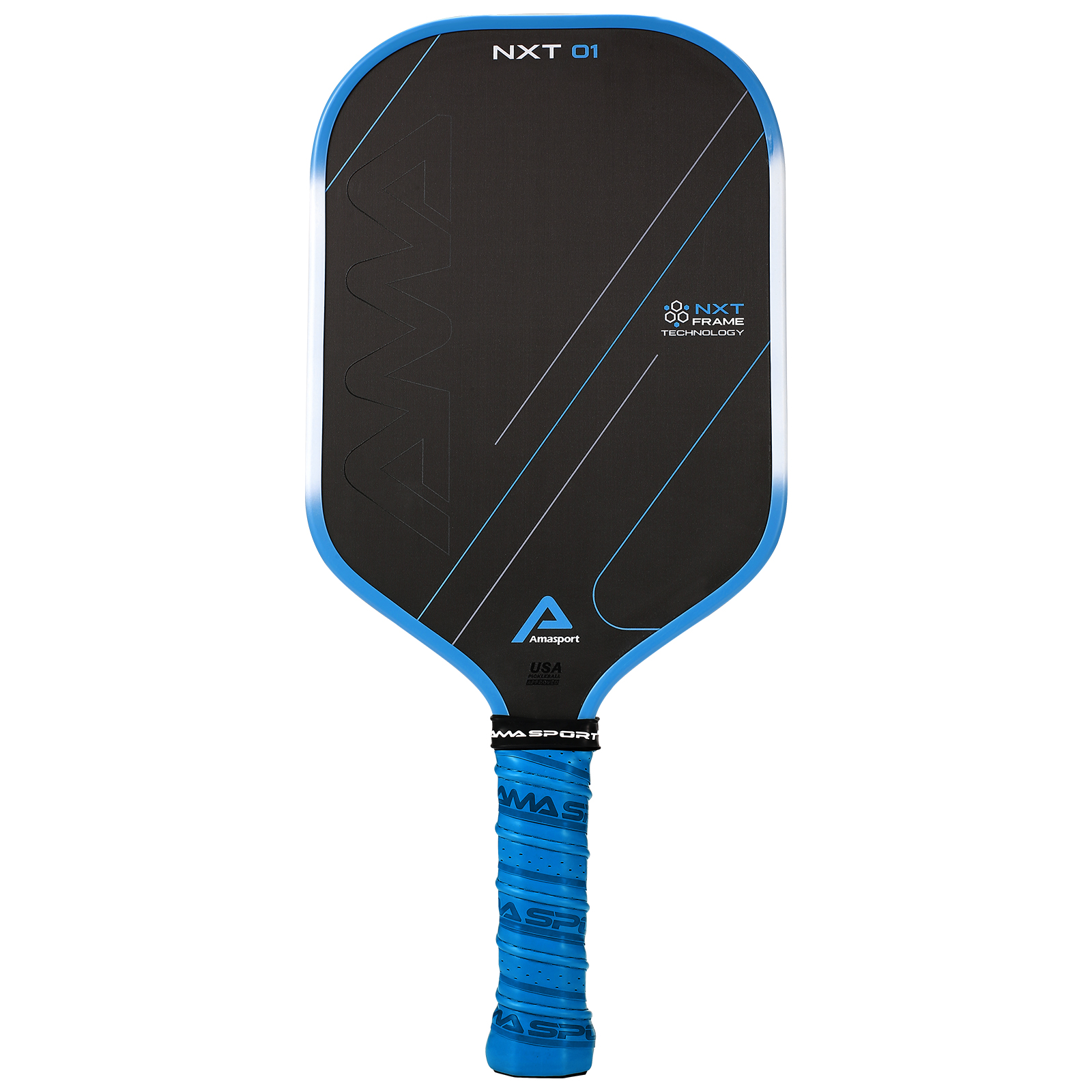 AMA SPORT NXT01-Blue Pickleball Paddle-16mm