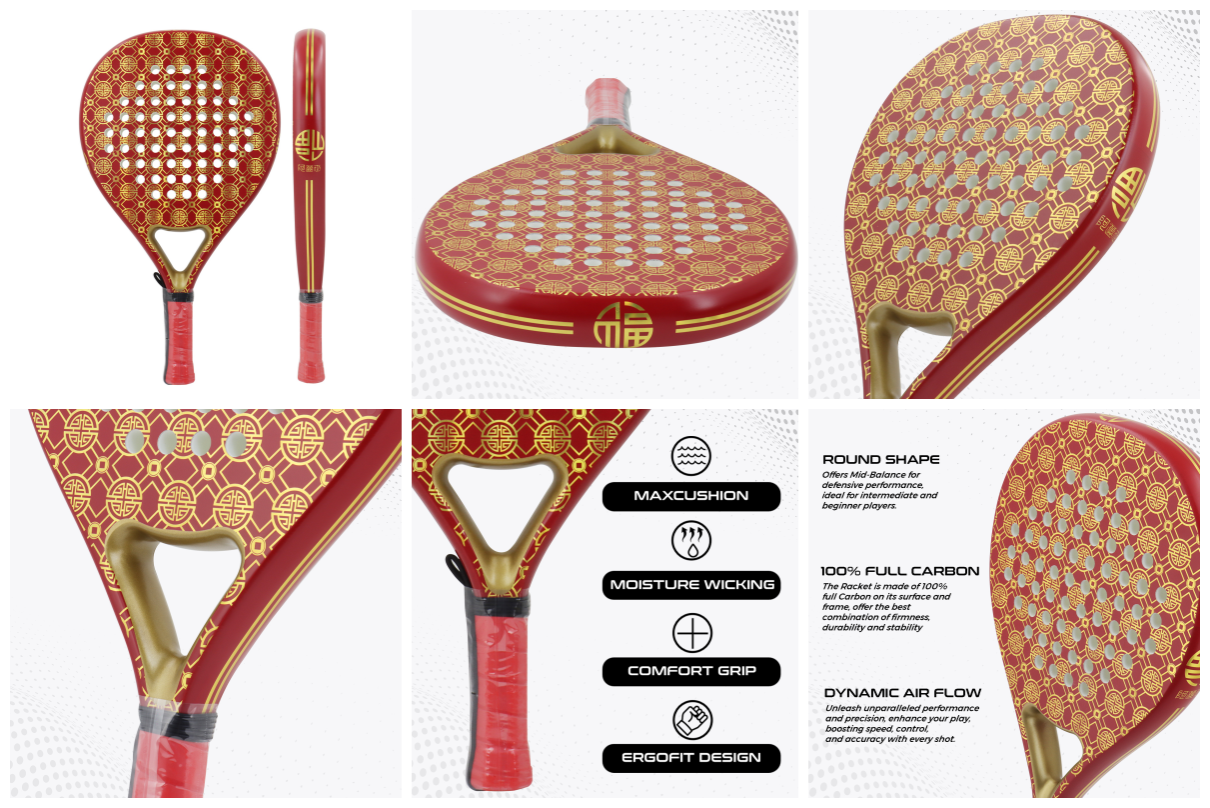 Padel Racket-Red Supplier & Manufacturer | Ama Sport
