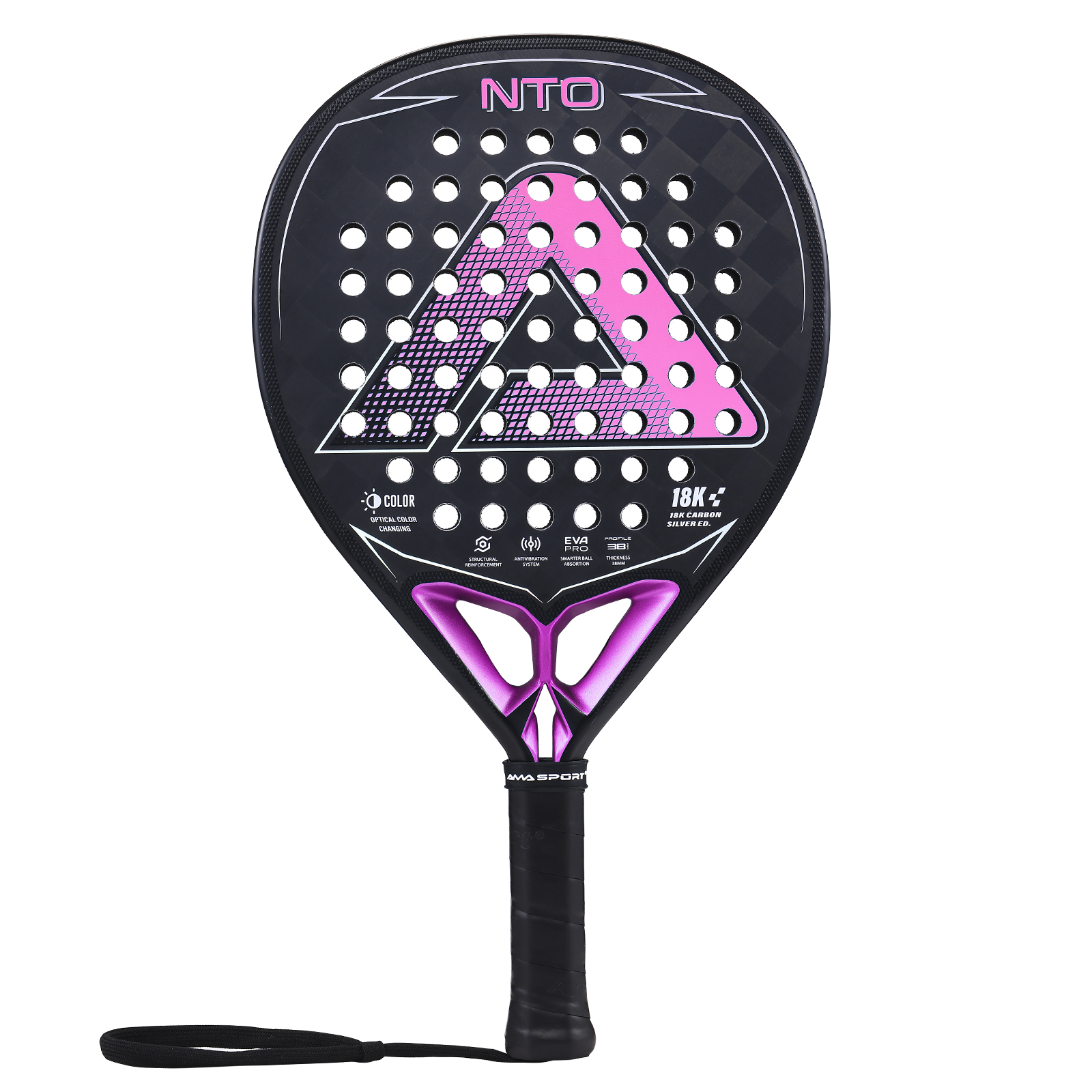 AMA-NTO JP89 Padel Racket-Pink