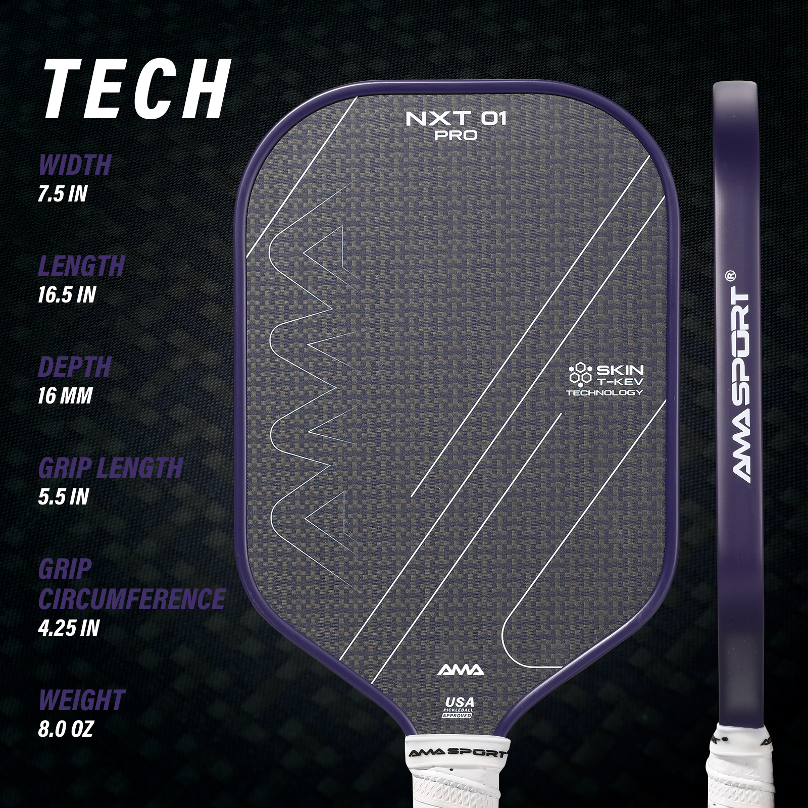 NXTPro-SKIN-Kev-Blue-PA015-Ama Sport