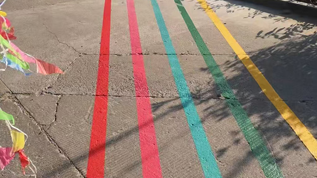 奉化市政道路标线施工工艺,标线施工