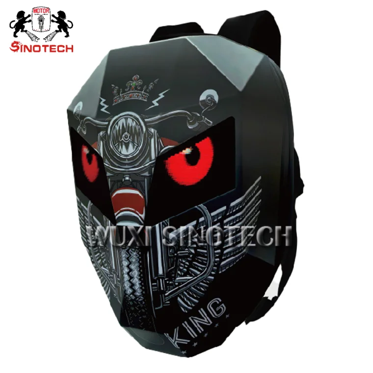black motorcycle helmet blue lights GDM GHOST HYPERSONIC Full Face Intercom Bluetooth Motorcycle Helmet Matte  Black