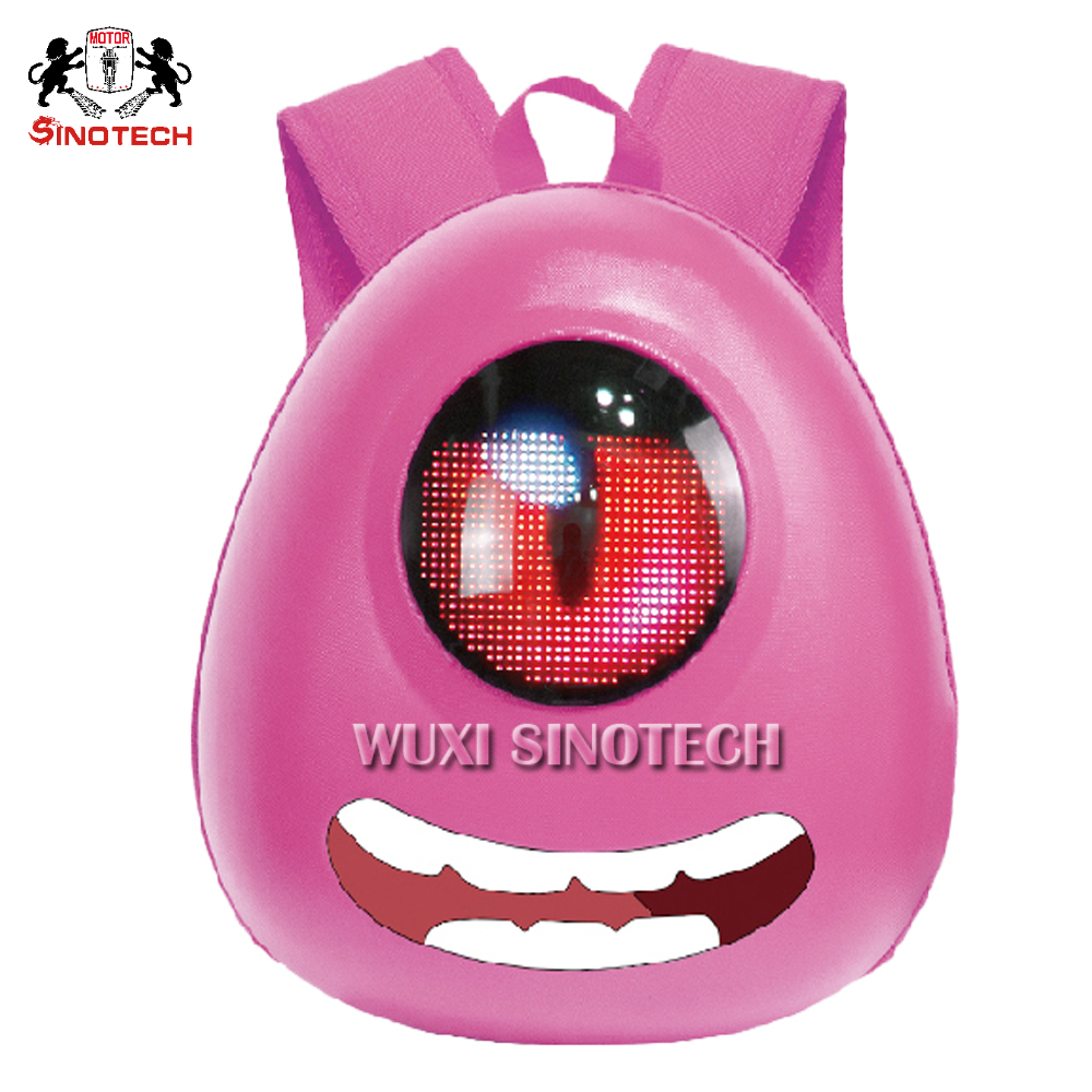 " School LED Backpack luminous backpacks Portable LED knight bag ...