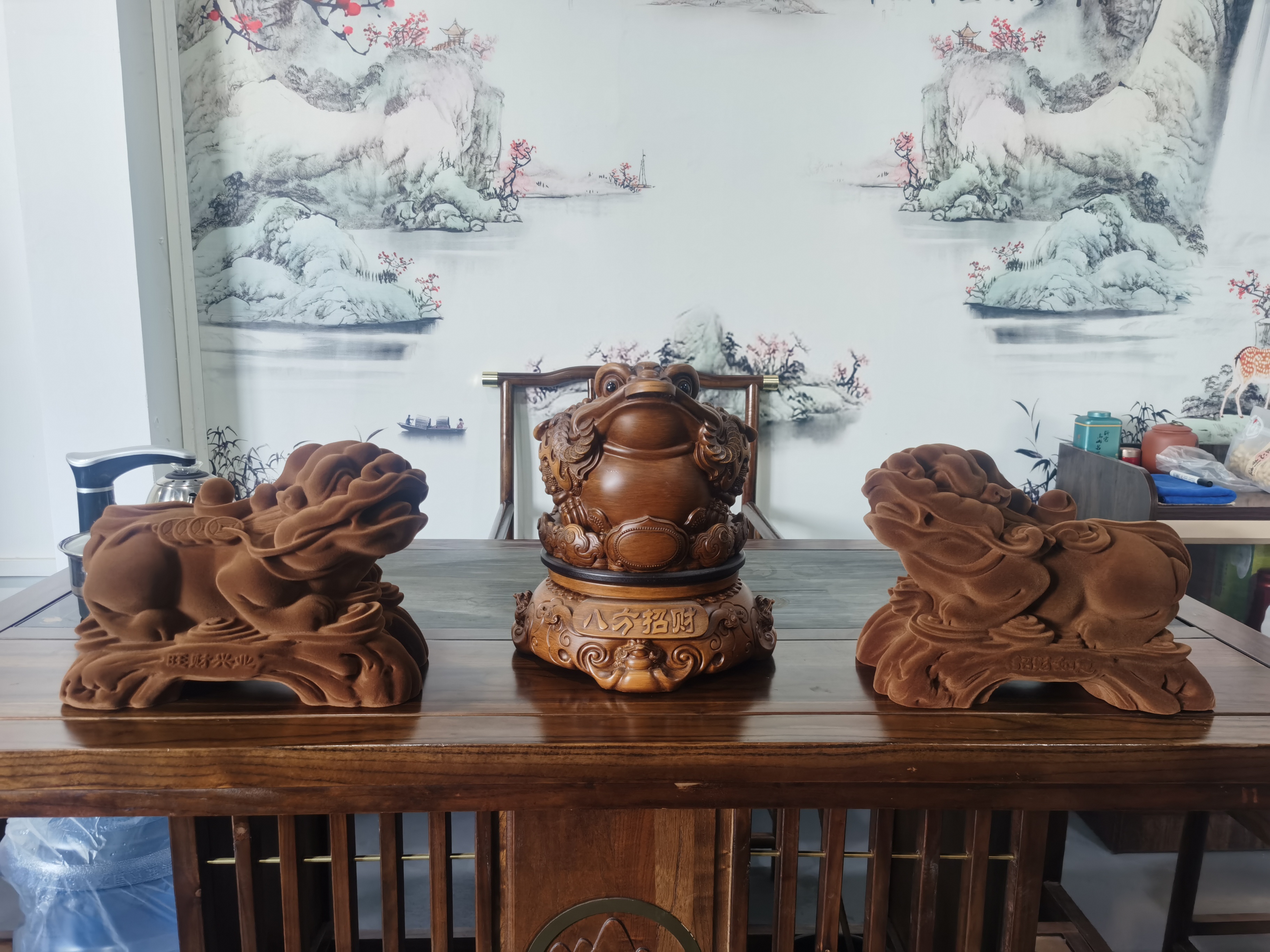 植絨工藝品擺件