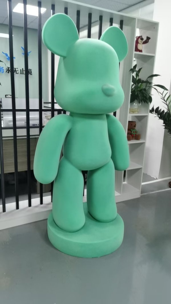 植絨工藝品：大型植絨擺件