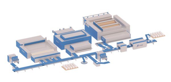 公紡洗滌后整理自動化解決方案