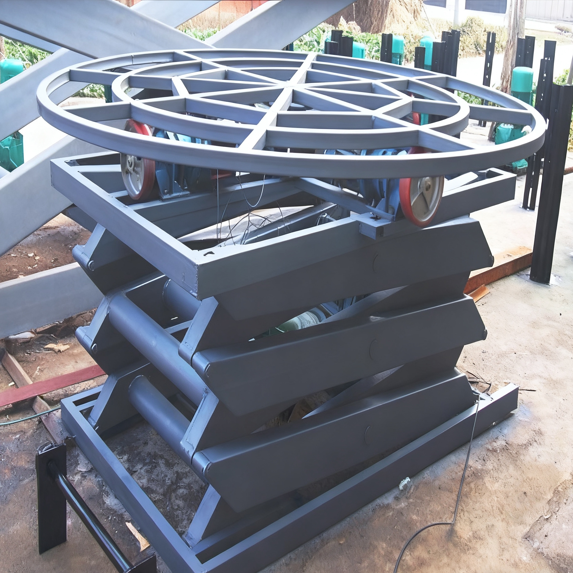Rotating Platform Cables Rotating Elevating Platform China Manufacturer Factory