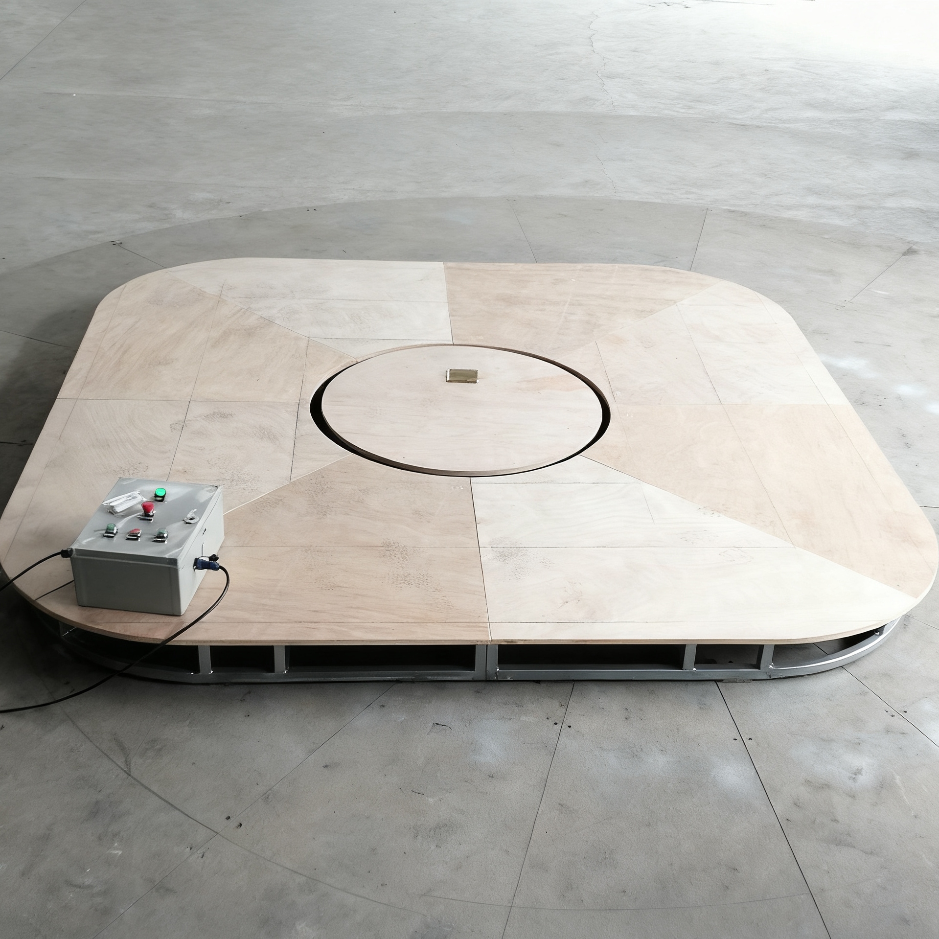 花卉旋轉(zhuǎn)展臺定制，清新雅致，眾莘廠家直供適配