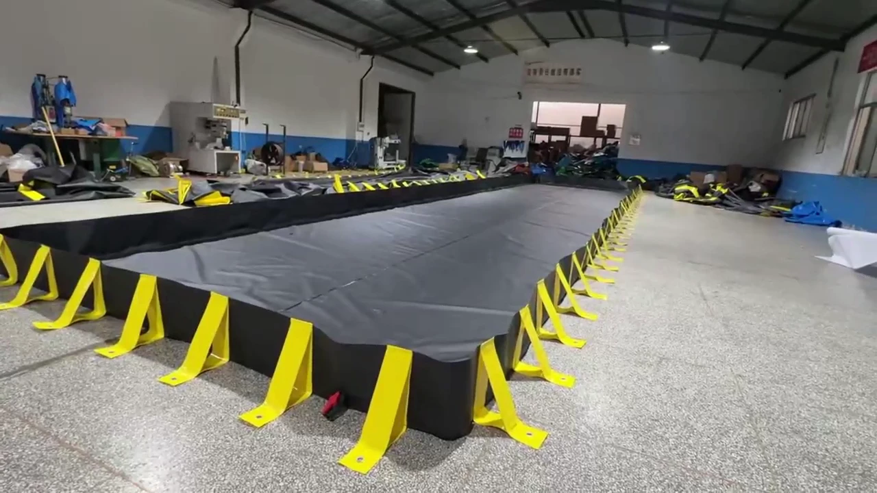 PVC Spill Containment Berm by Oilspillpro - Prevent Oil Leakage