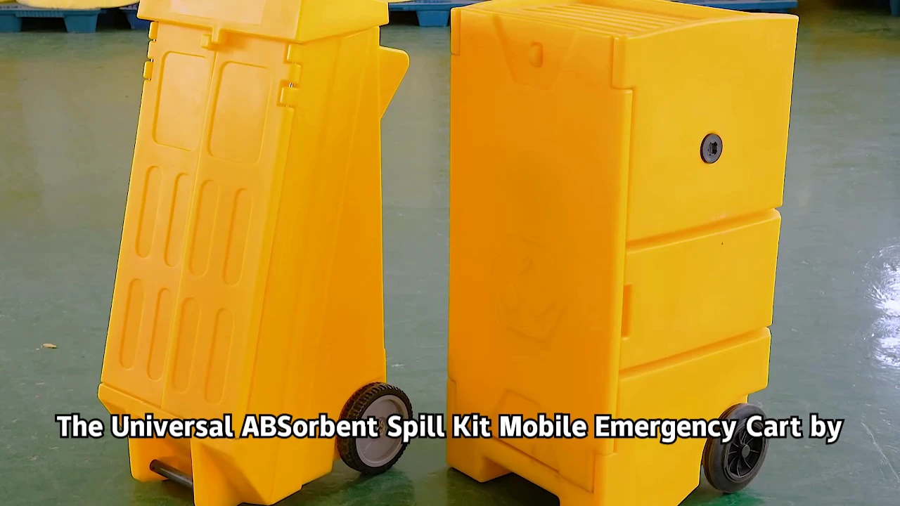 30 Gal Mobile Spill Cart Absorbent Spill Kit - Oilspill Pro