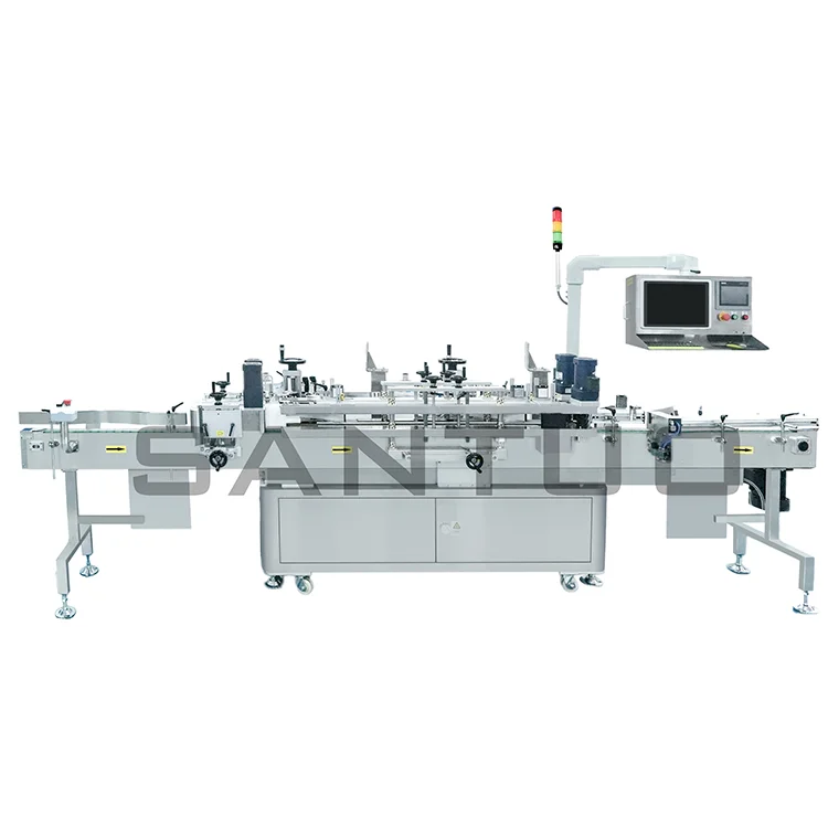 Continuous IV Bottle Labeling Machine
