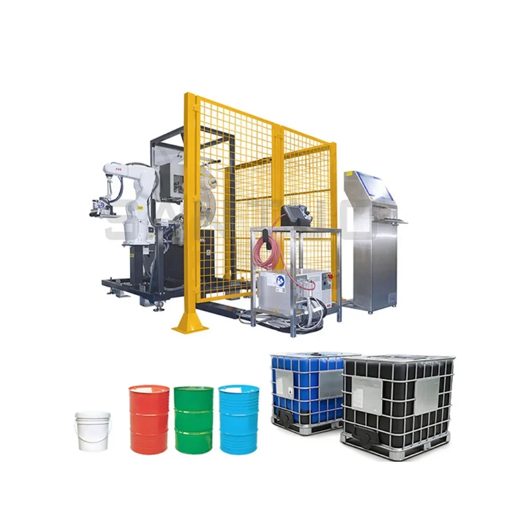 Robot Labeling Machine
