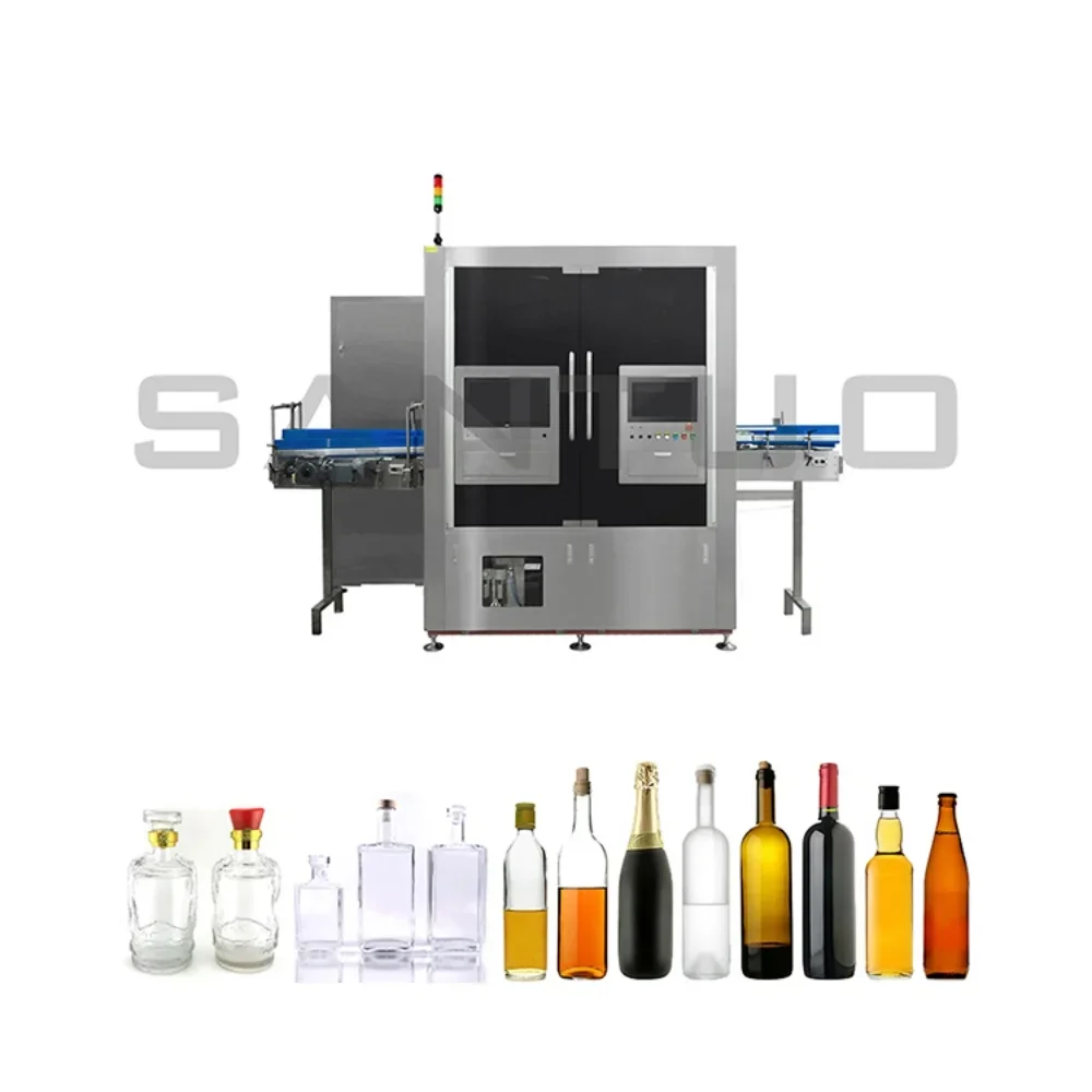 Empty wine bottle inspection machine
