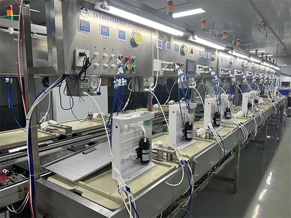 超勁設備飲水機生產線在線檢測系統