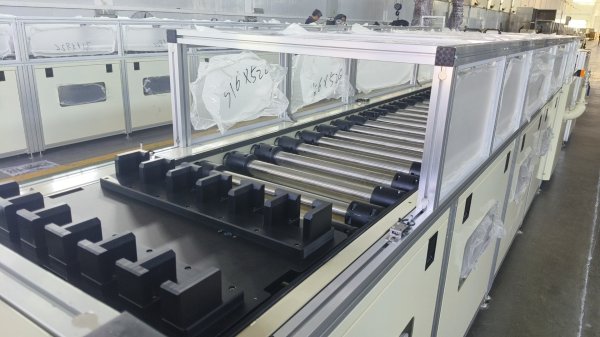 PACK模組總裝線 太陽能儲(chǔ)能逆變器半自動(dòng)輸送裝配線