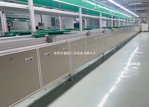 河源商顯屏模組倍速鏈組裝輸送線 