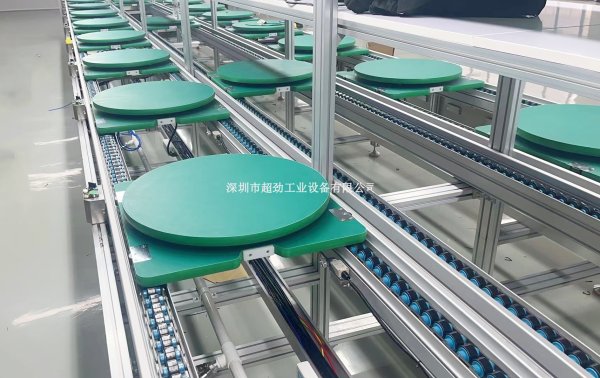 河源商顯屏模組倍速鏈組裝輸送線 