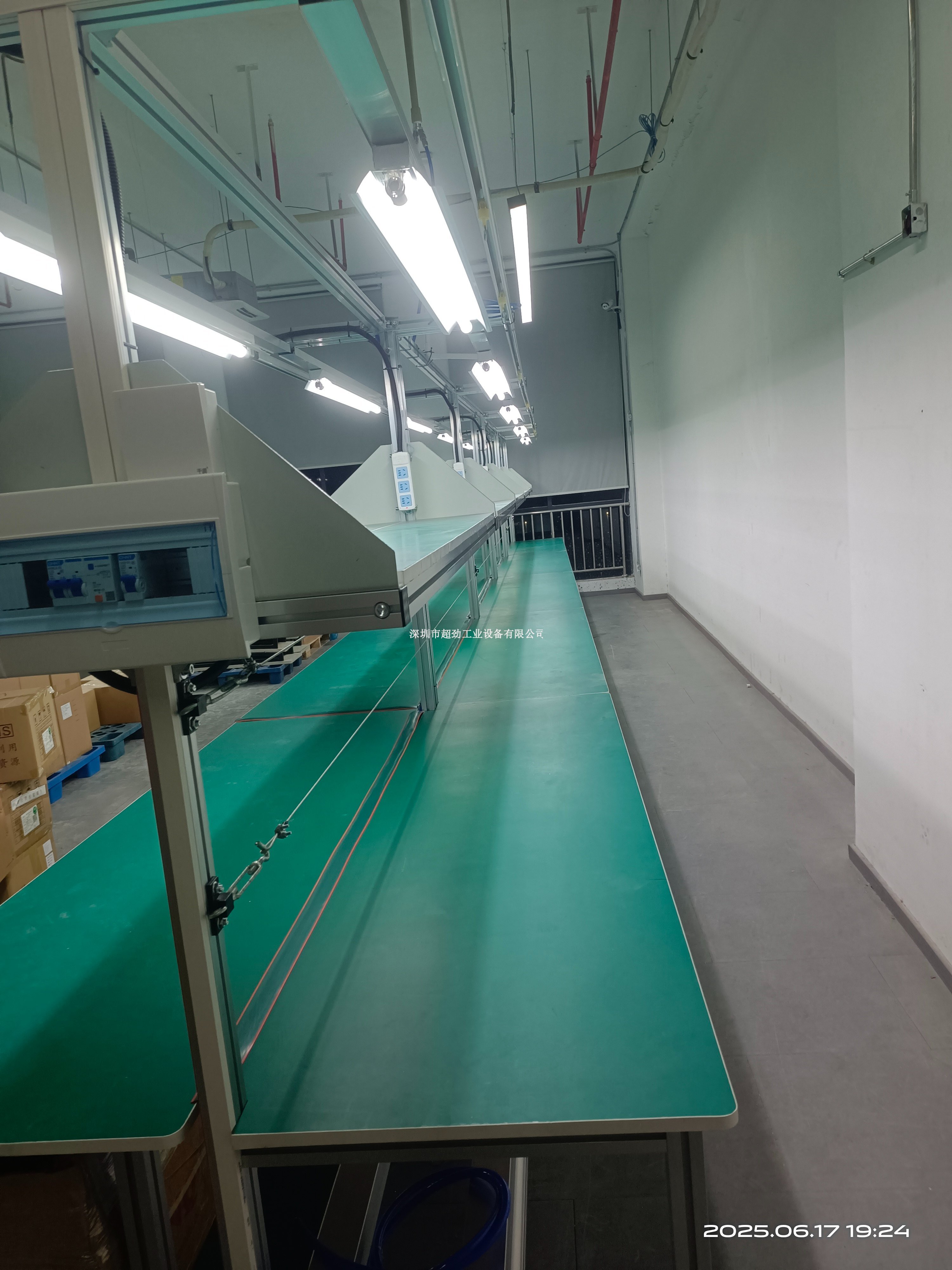 雙邊工作臺式皮帶線 臺板線 流水線