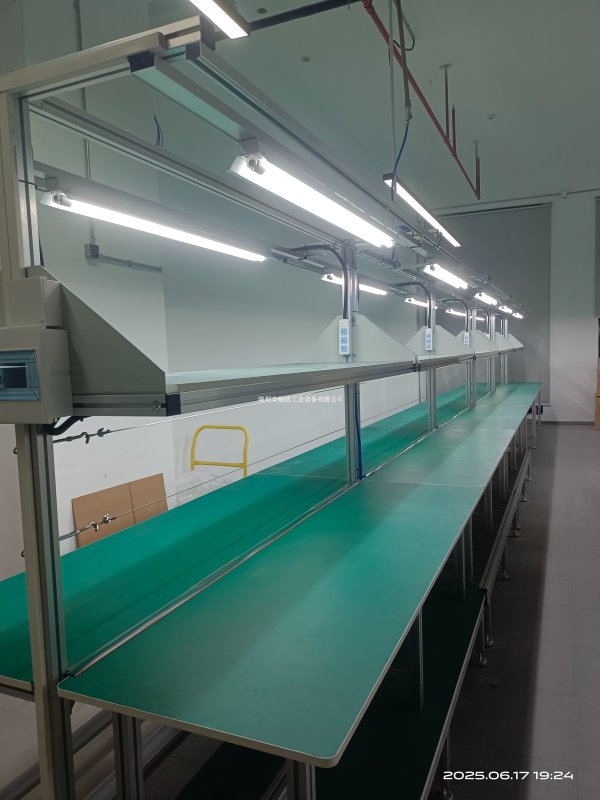 雙邊工作臺式皮帶線 臺板線 流水線