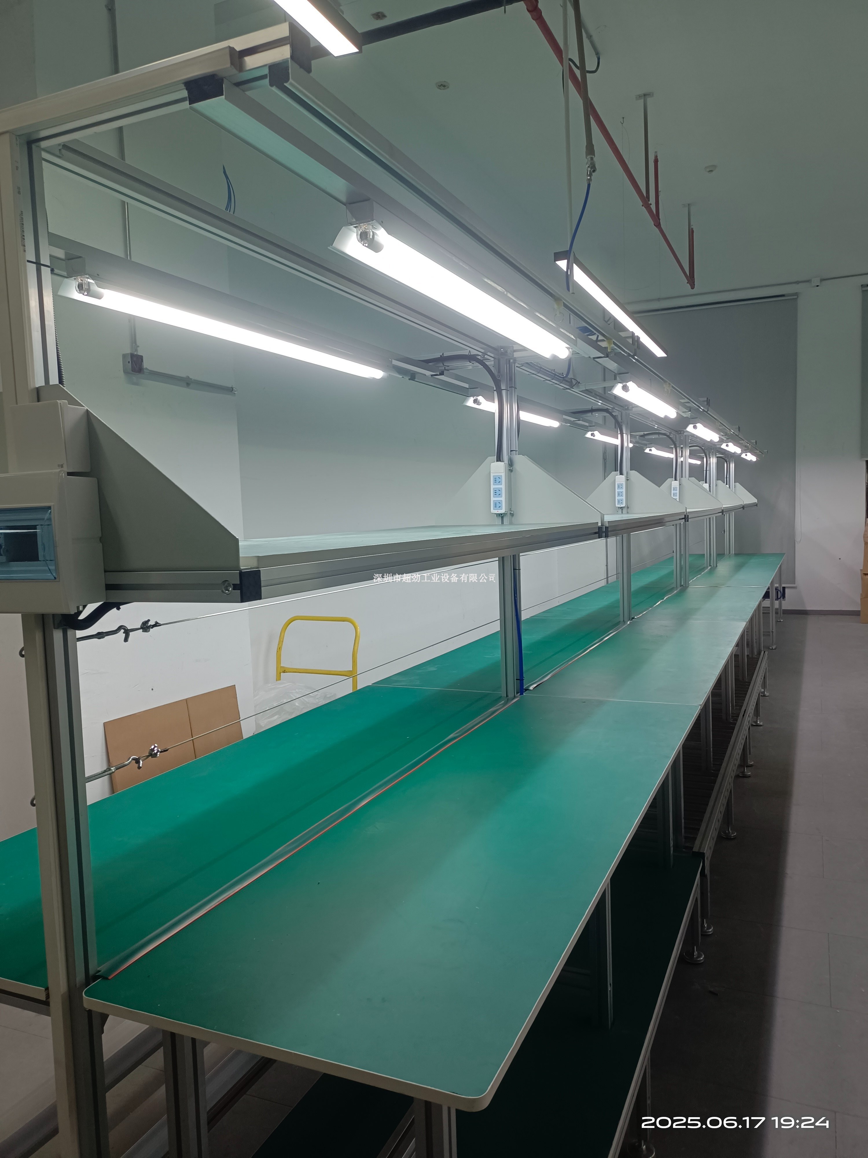 雙邊工作臺式皮帶線 臺板線 流水線