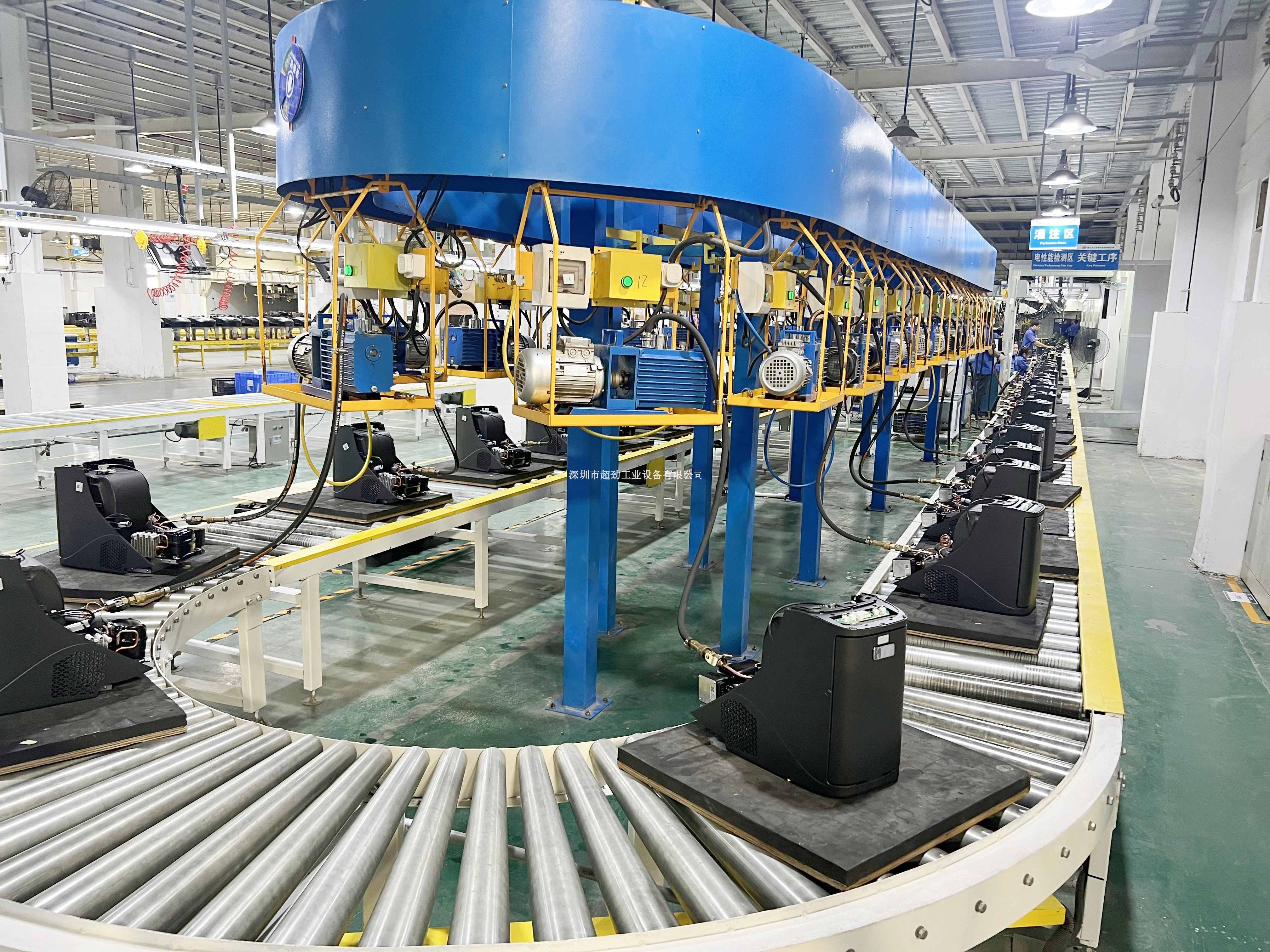 制冷機環型抽真空老化測試線