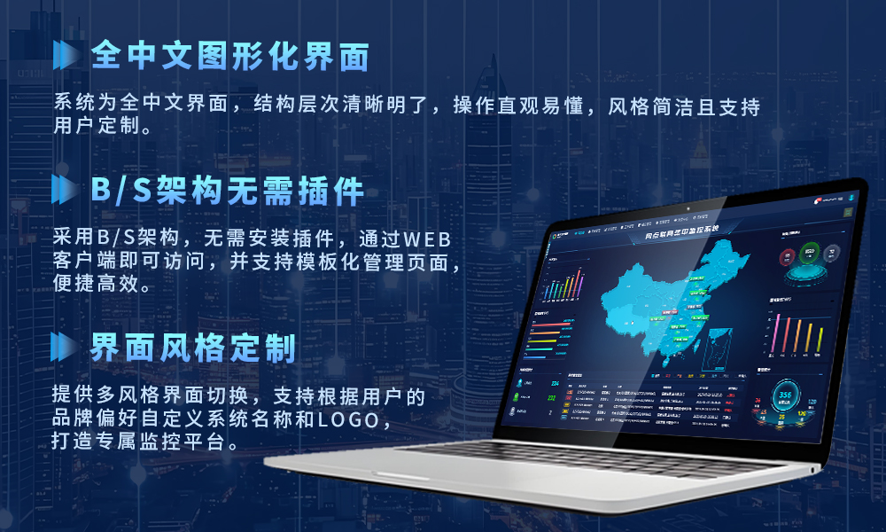 極簡操作，豐富體驗：全中文組態化界面打造專屬網點動環監控平臺