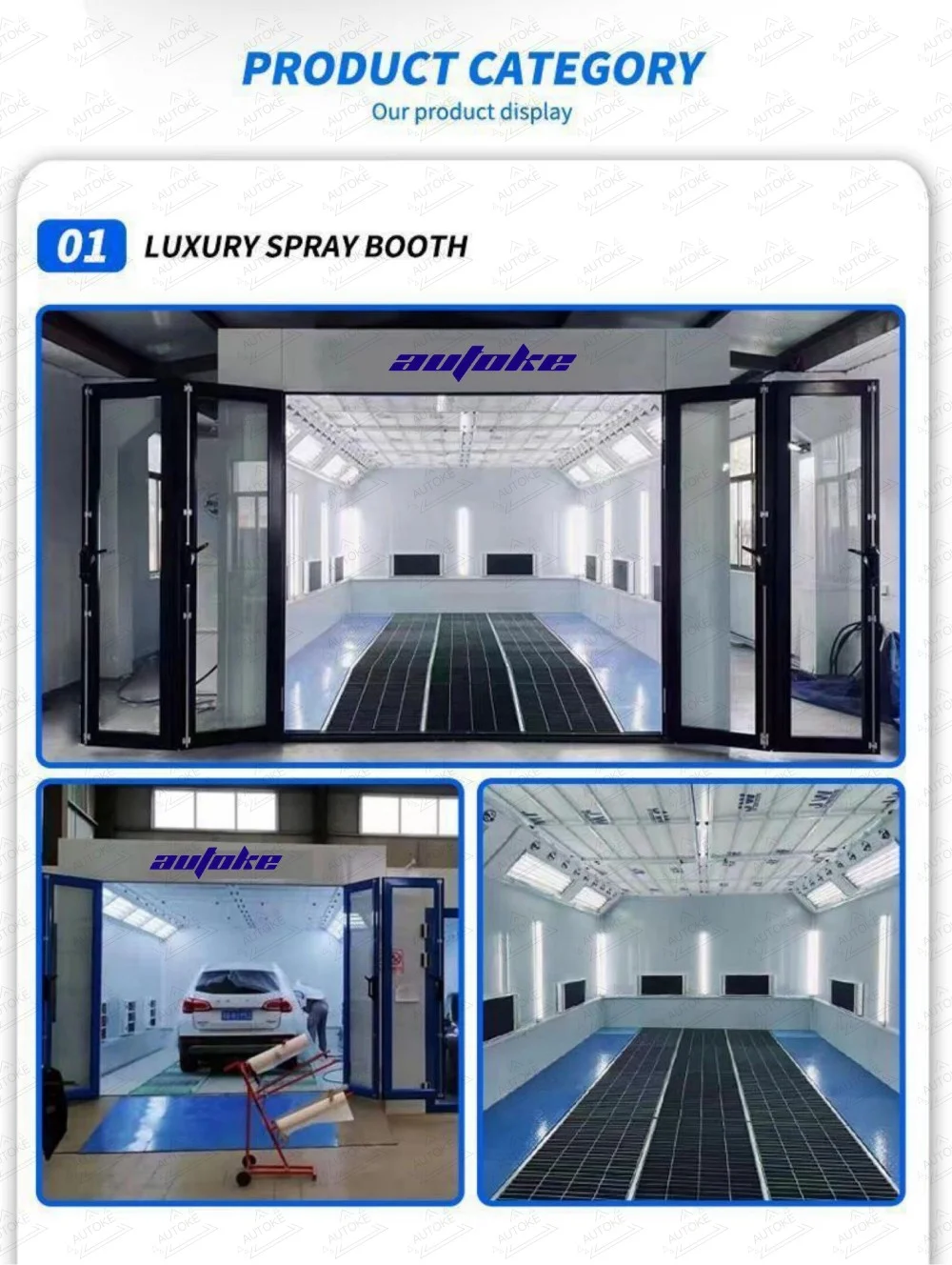 9m Electric/Diesel Car Paint Booth Baking Oven for Cars