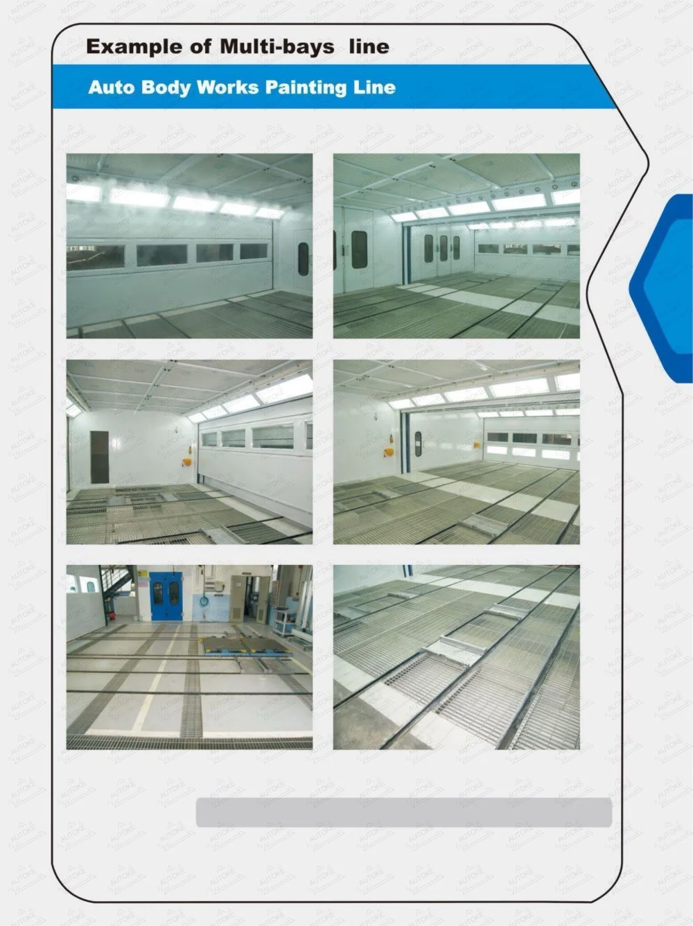 9m Electric/Diesel Car Paint Booth Baking Oven for Cars