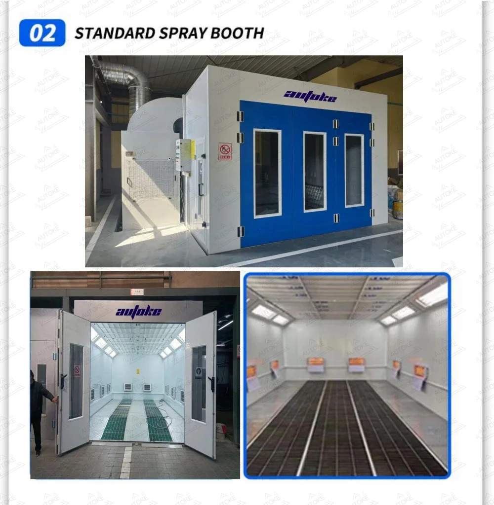 9m Electric/Diesel Car Paint Booth Baking Oven for Cars