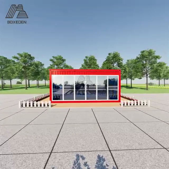 Glass Curtain Walls Storage Container Houses Manufacturer-Autoke