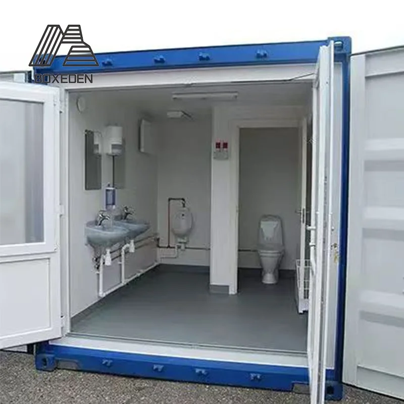 Container Bathroom Toilet Customizable Outdoor Container Washroom