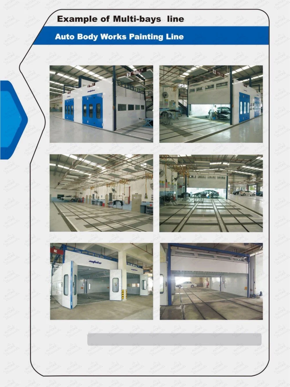 9m Electric/Diesel Car Paint Booth Baking Oven for Cars