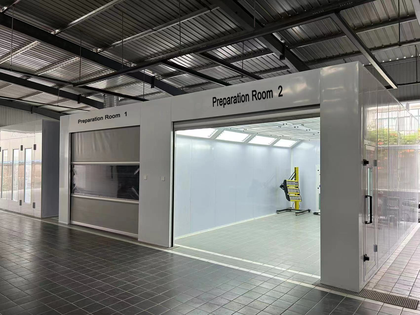 car spray booth application