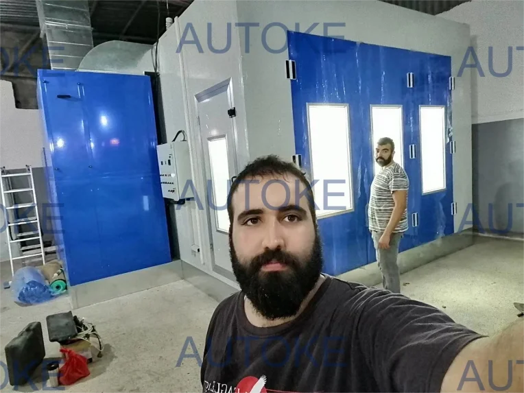 car spray booth case car spray booth case