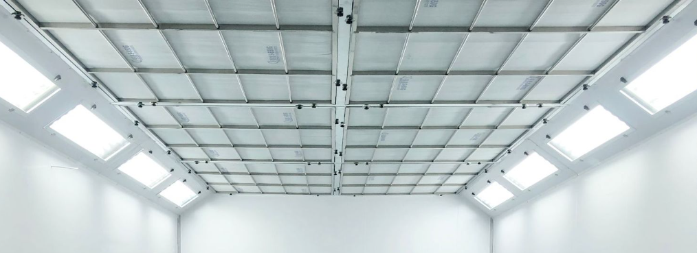 car spray booth load-bearing beam plenum