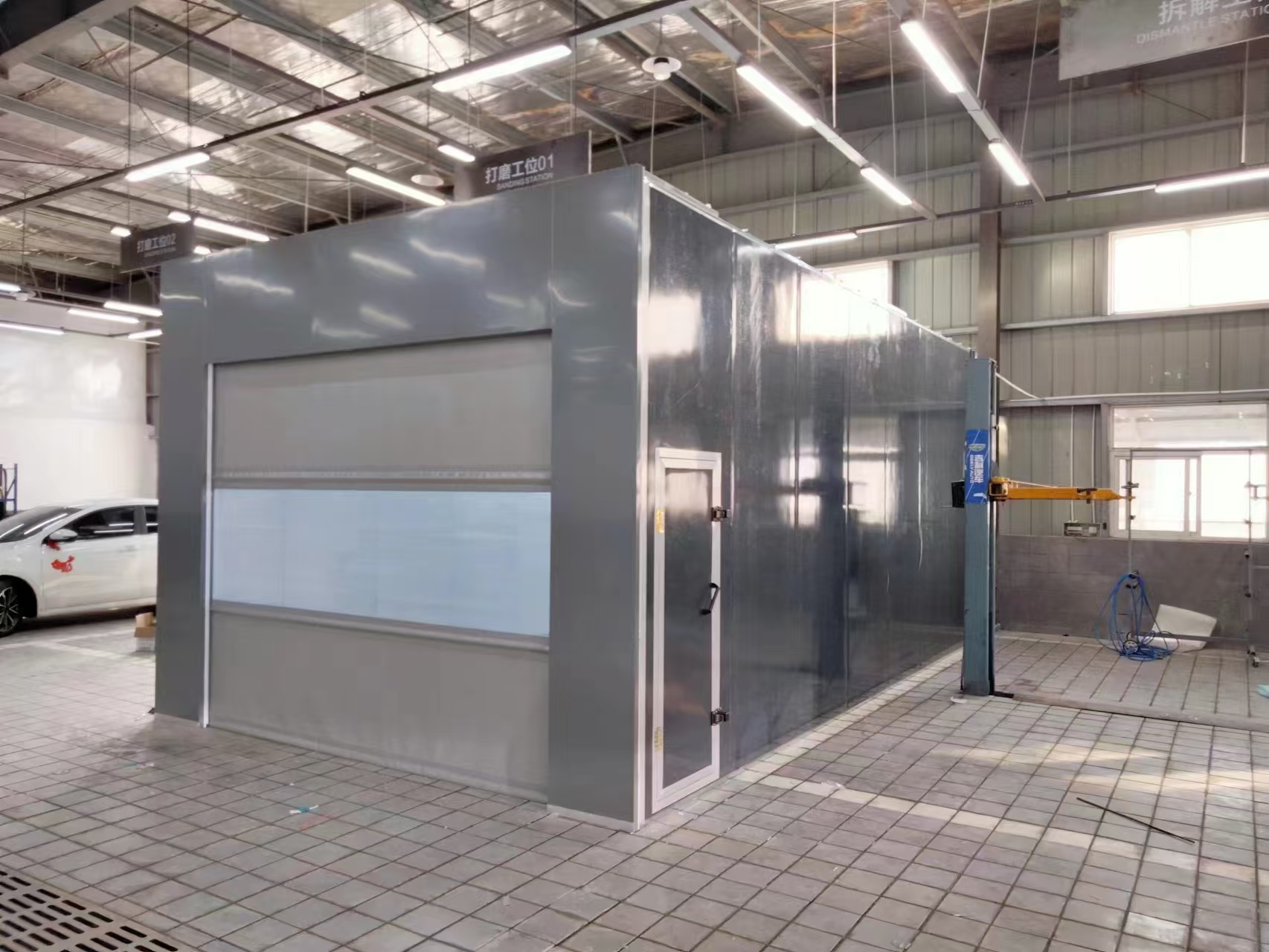 car spray booth application