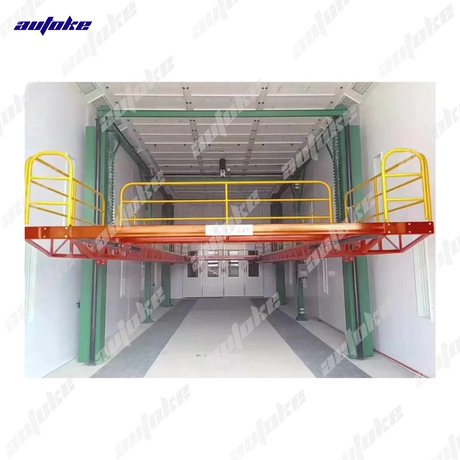 16M Truck Spray Booth with Electric Car Lift
