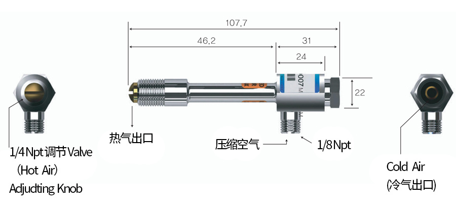 天津小型渦流管