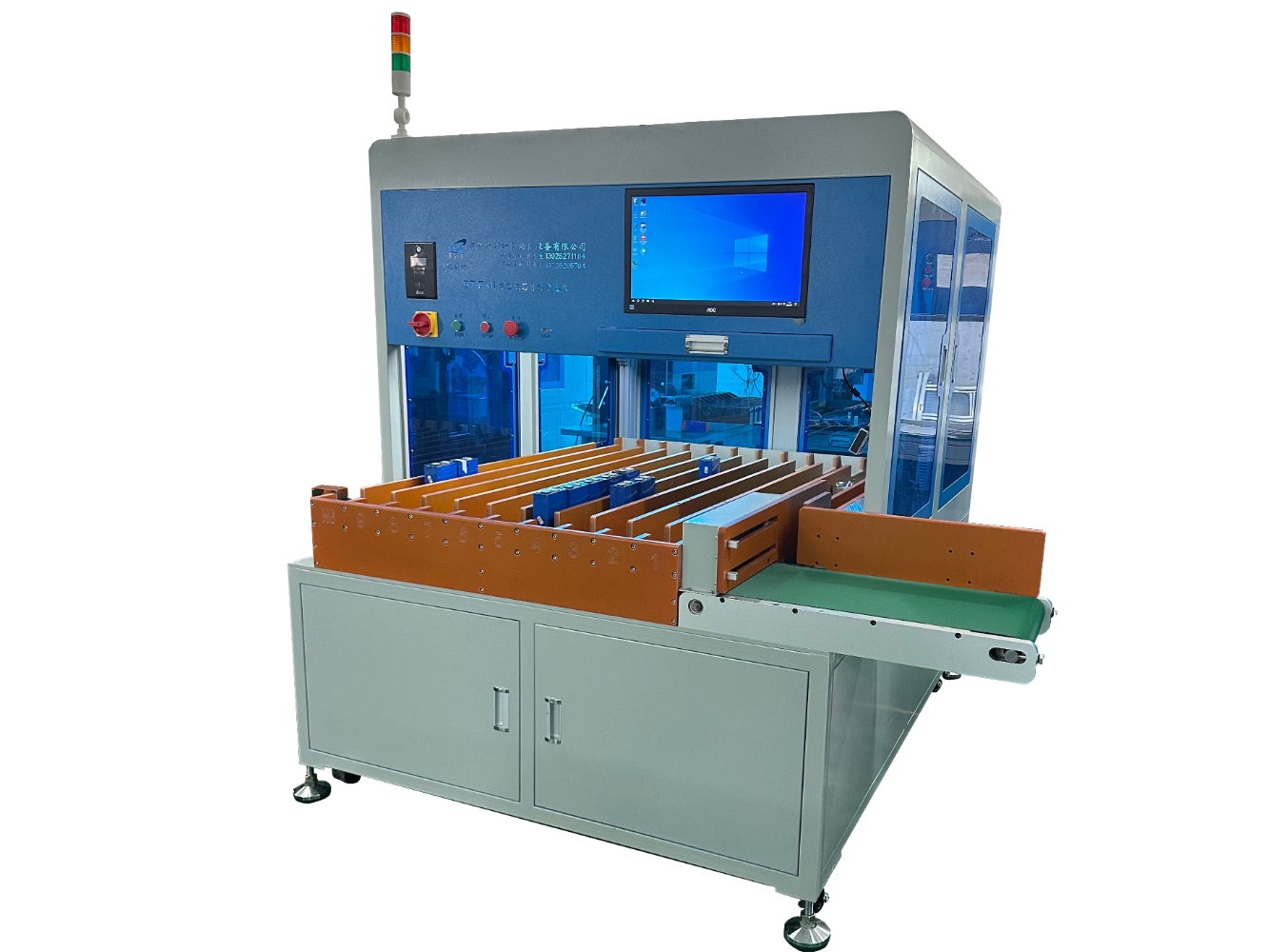 BT-FX11方型铝壳电芯自动分选机——电池生产厂家的订购案例