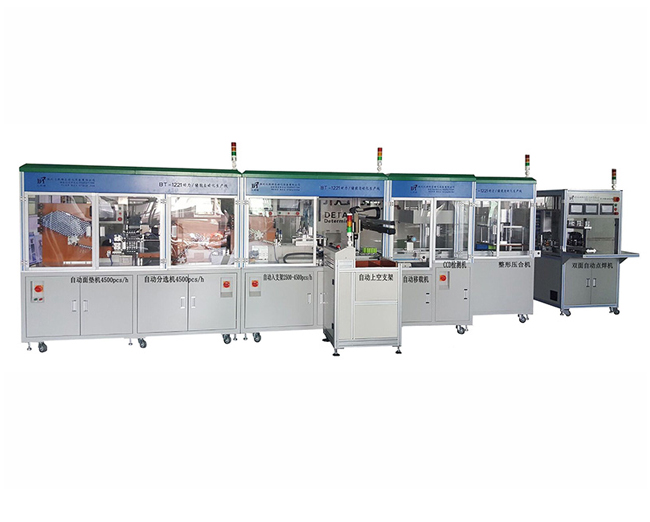 BT-1221-18650动力储能电池组全自动生产线——电池制造商的订购案例