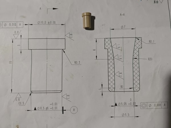 peek短膠釘導向套