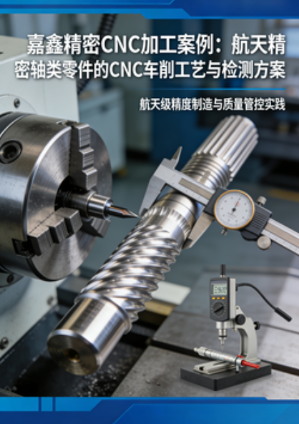 嘉鑫精密 CNC 加工案例：航天精密軸類零件的 CNC 車削工藝與檢測方案