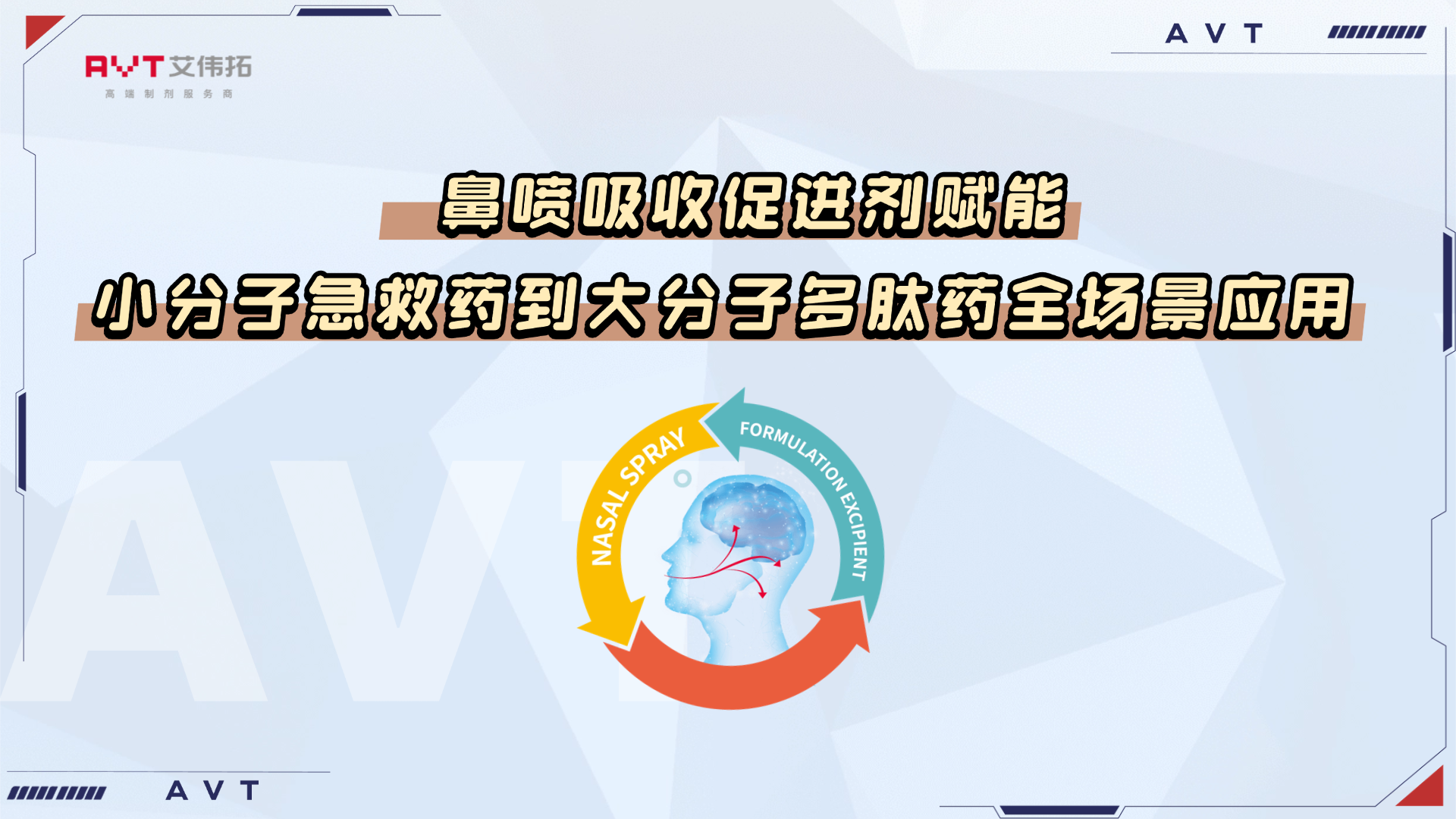 直播回顧 | 鼻噴吸收促進劑賦能小分子急救藥到大分子多肽藥全場景應用